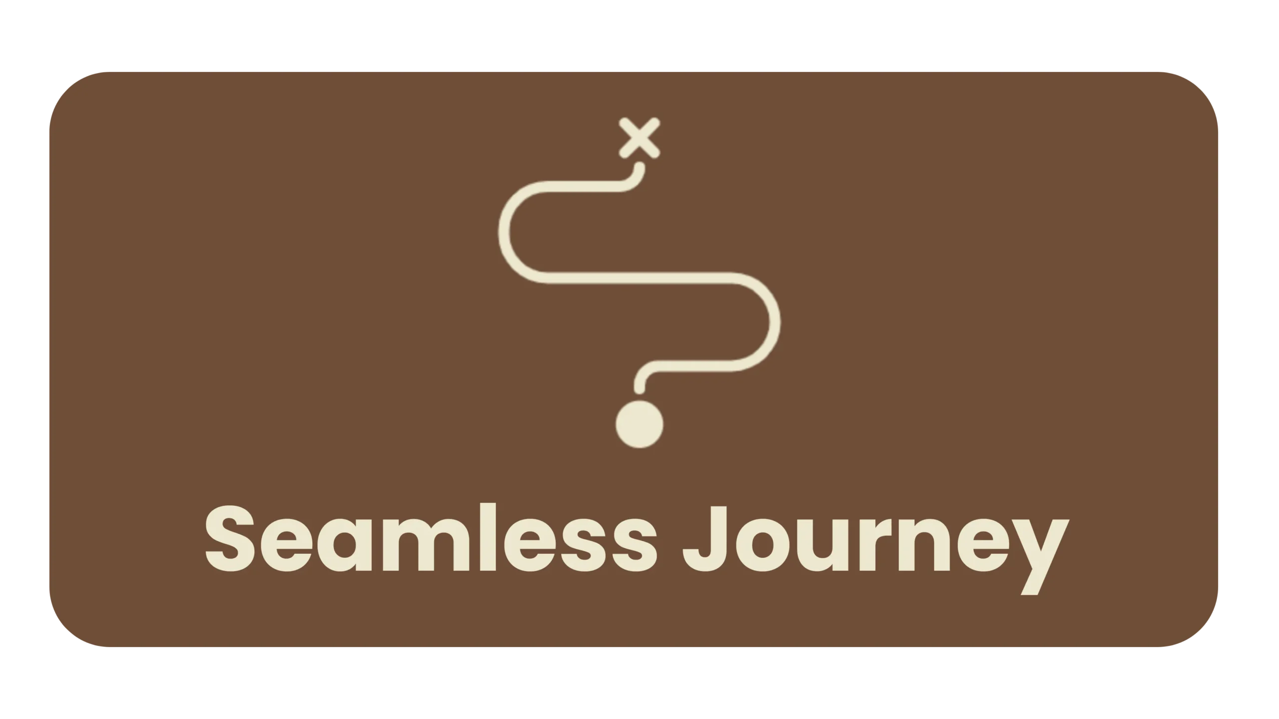 Seamless Journey design with text seamless journey